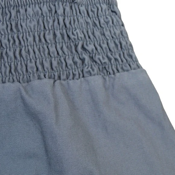 Wild Fable Smocked Waistband Raw Hem High Rise Shorts, Size XXL Grey Microstripe - Picture 9 of 9